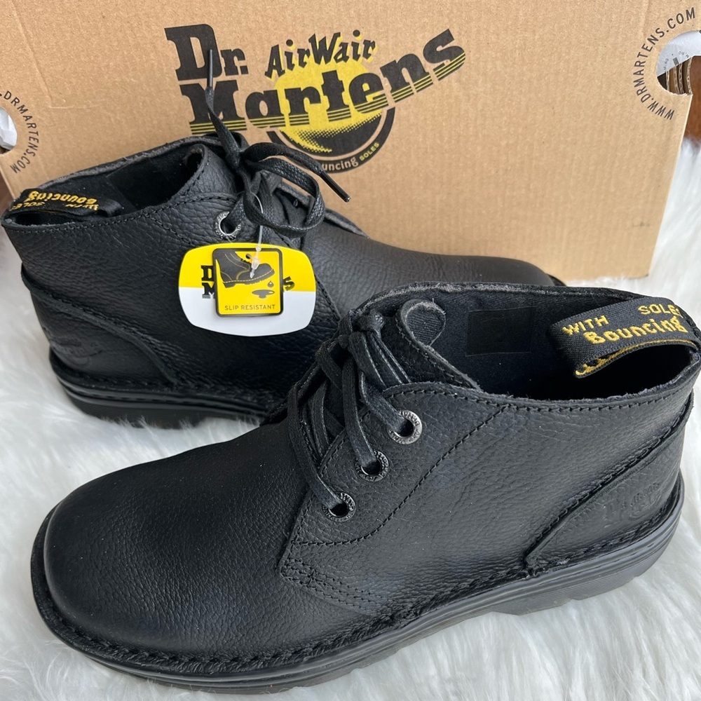 🆕DR MARTENS SUSSEX BEAR TRACK SLIP RESISTANT CHUKKA BOOTS Size 7 UNISEX